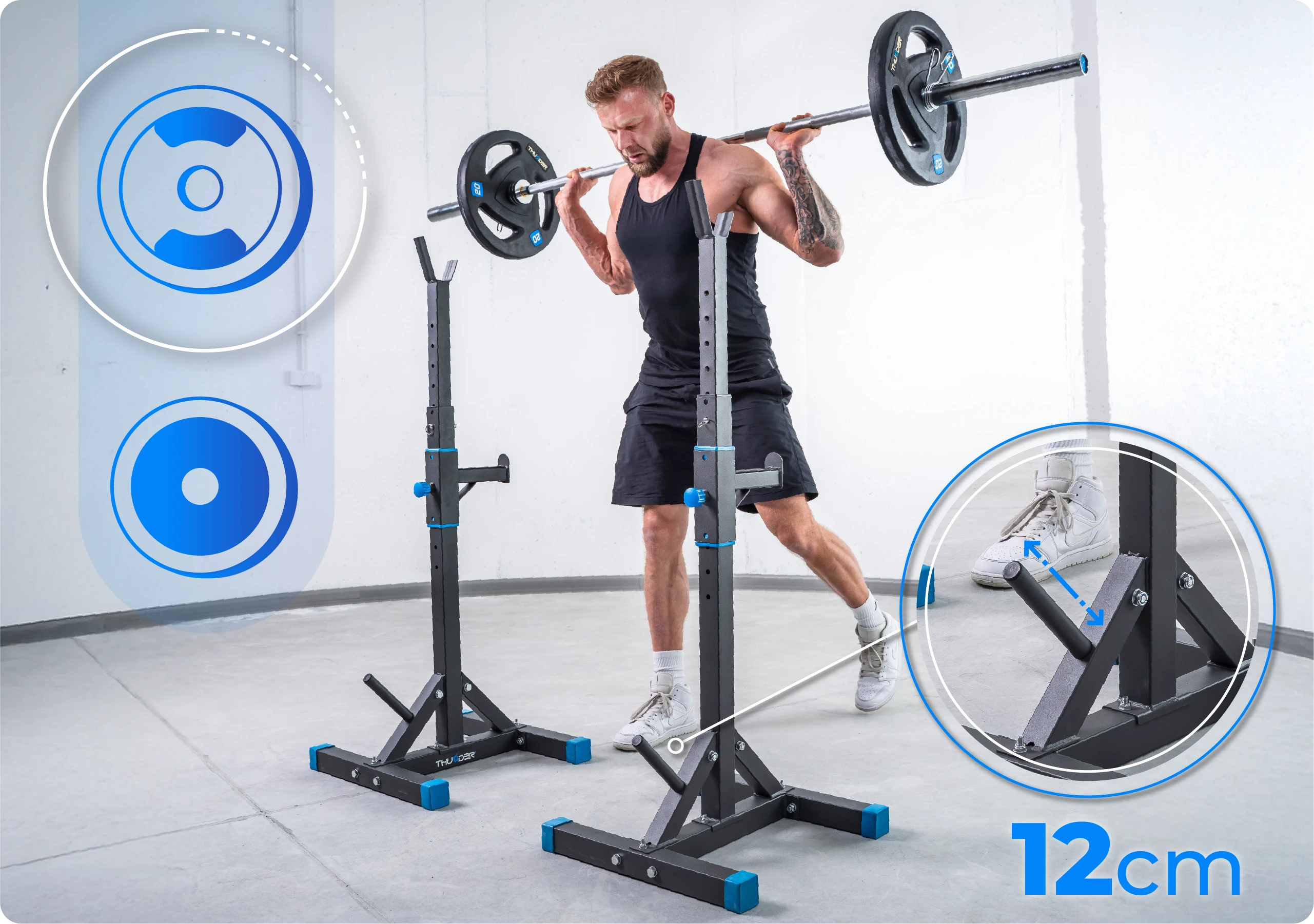 Reguliuojamas PRESA stovų aukštis