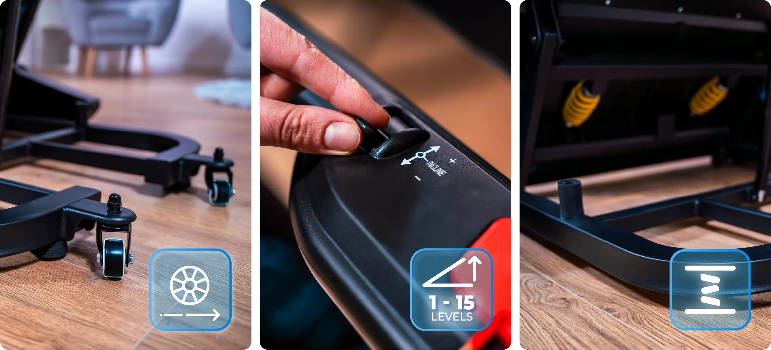 Bėgimo takelis iš šono