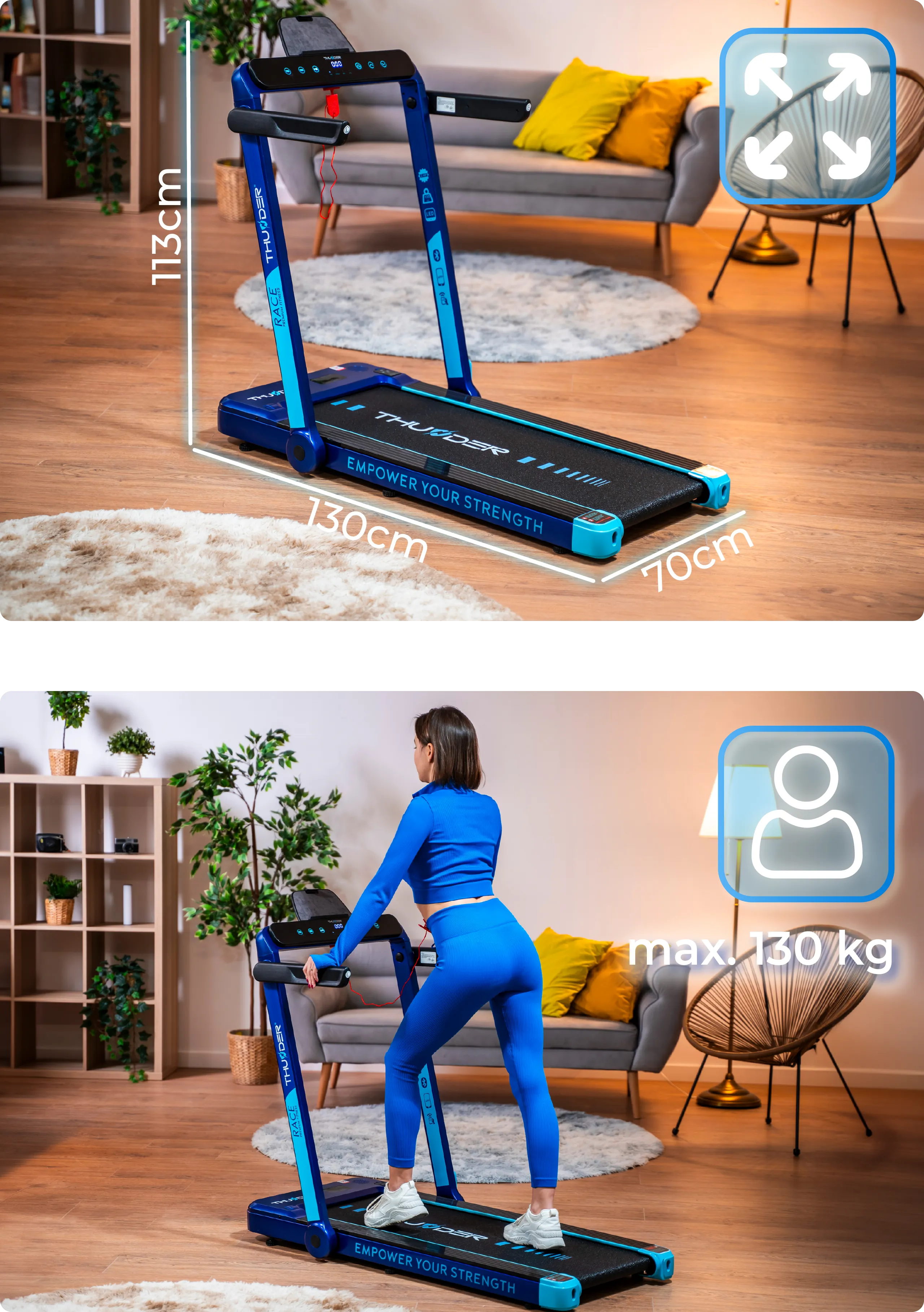 Race Blue – specifikacija