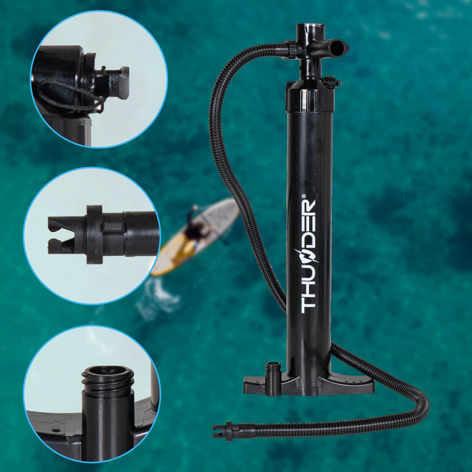 Dvipusis SUP siurblys THUNDER – 1 dalis