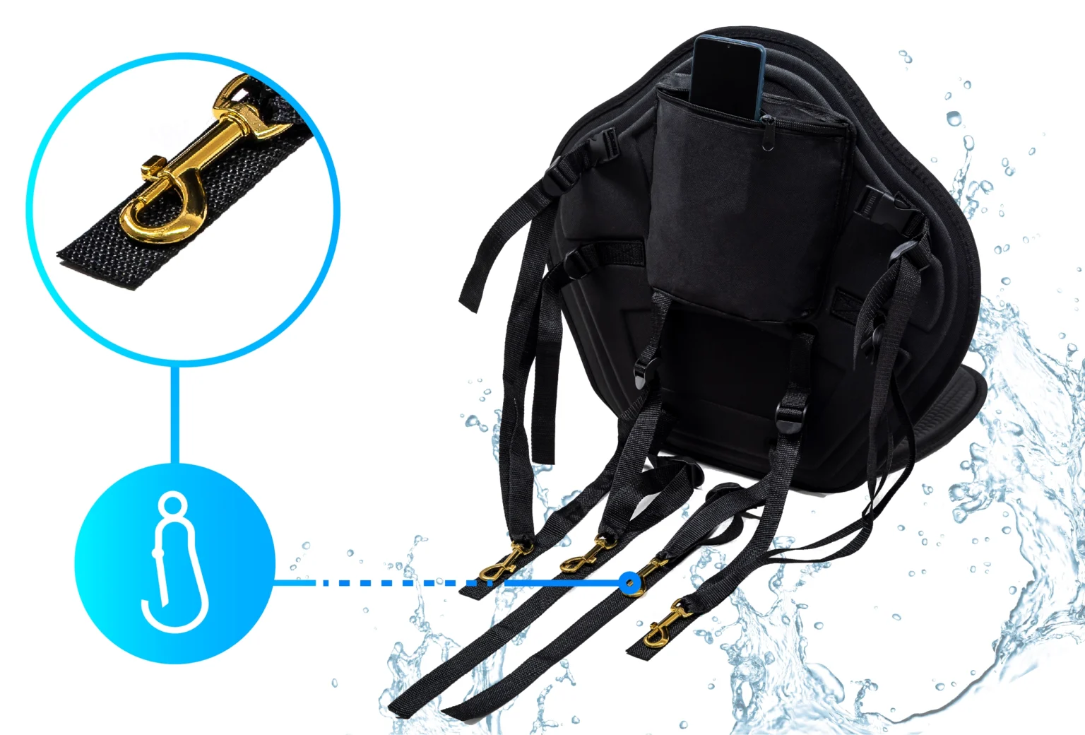 Lengvas sėdynės montavimas