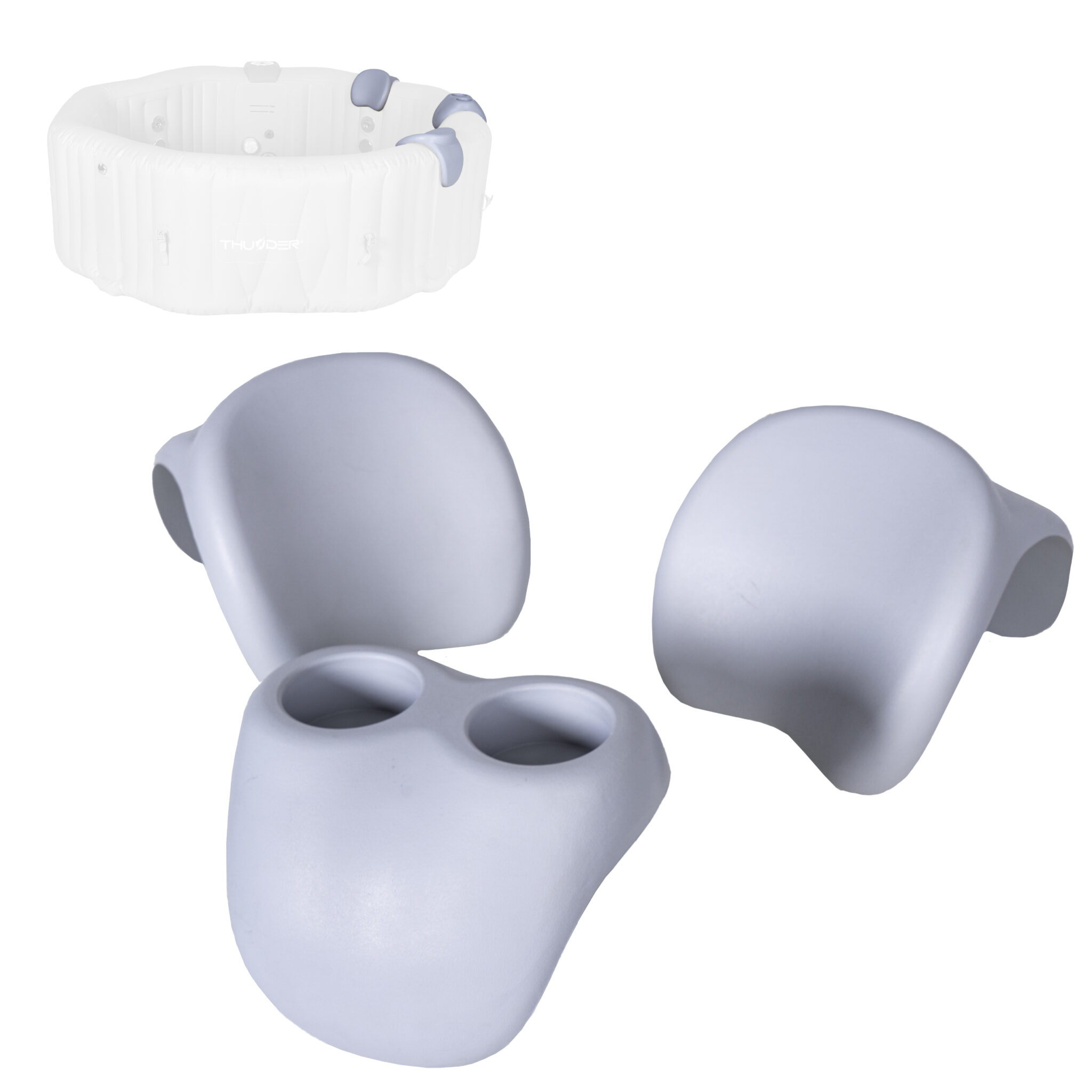 Galvūnų komplektas su gėrimų laikikliu THUNDER