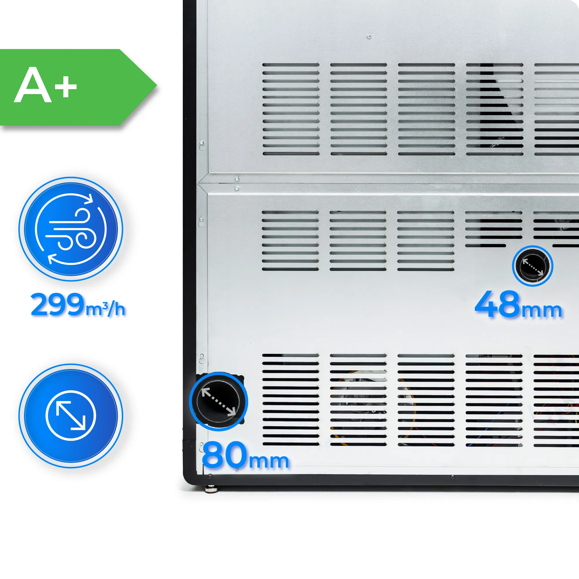 Dūmų išvedimas – ARIA-RED