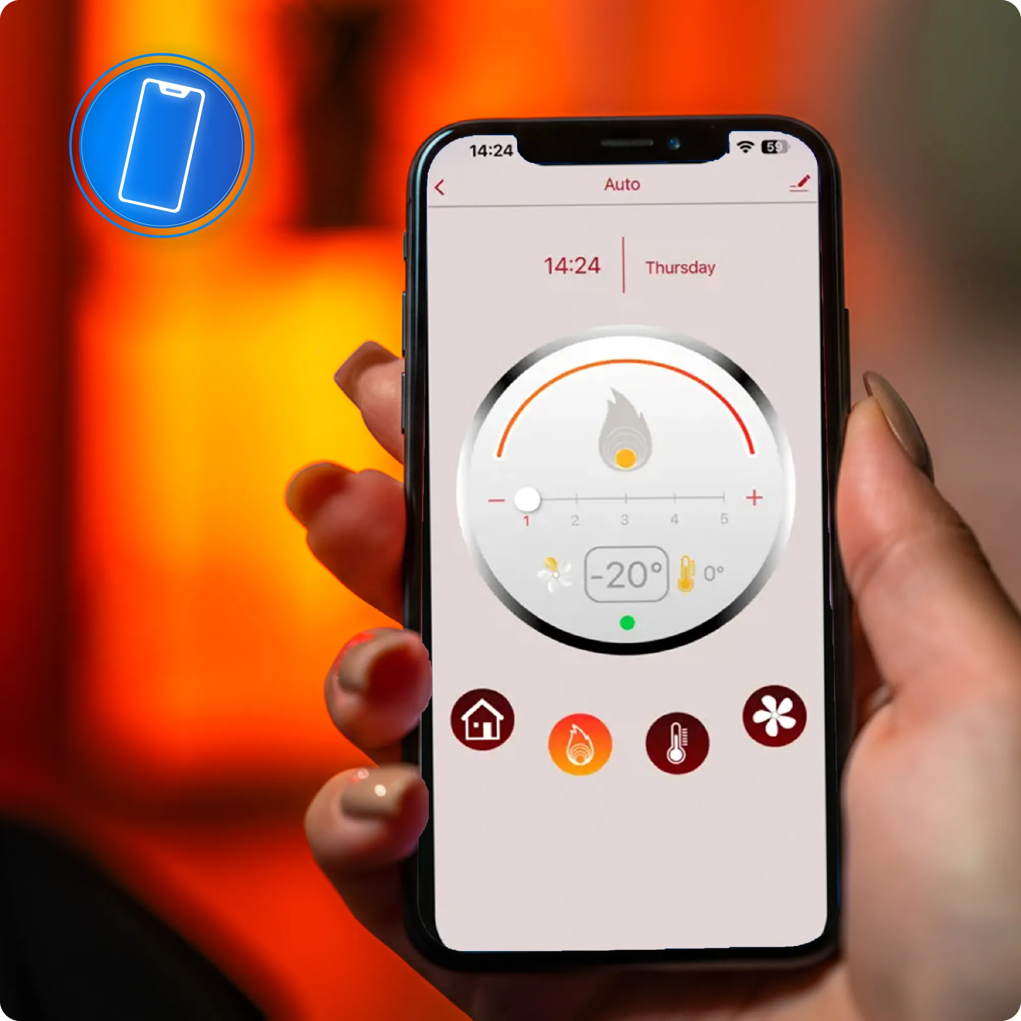 Valdymo galimybės – GAREN-RED