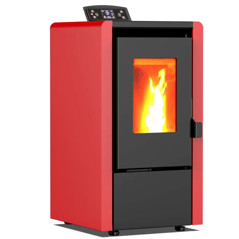 Laisvai stovintis peleto krosnis 6,3 kW – THUNDER LEYLA-RED