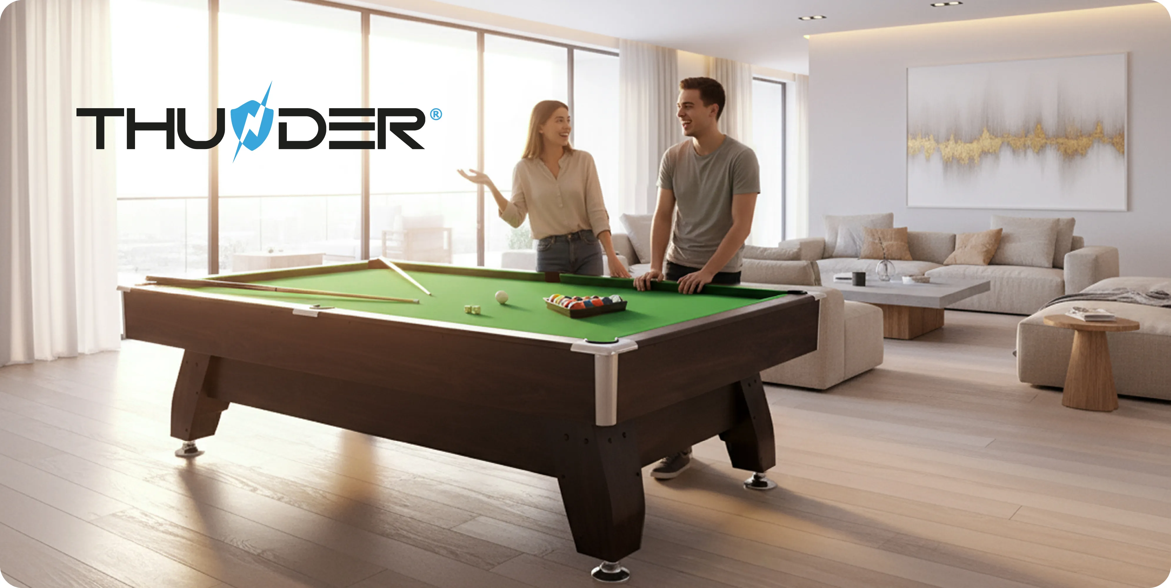 Biliardo stalas BOLD-BLACK-8FT