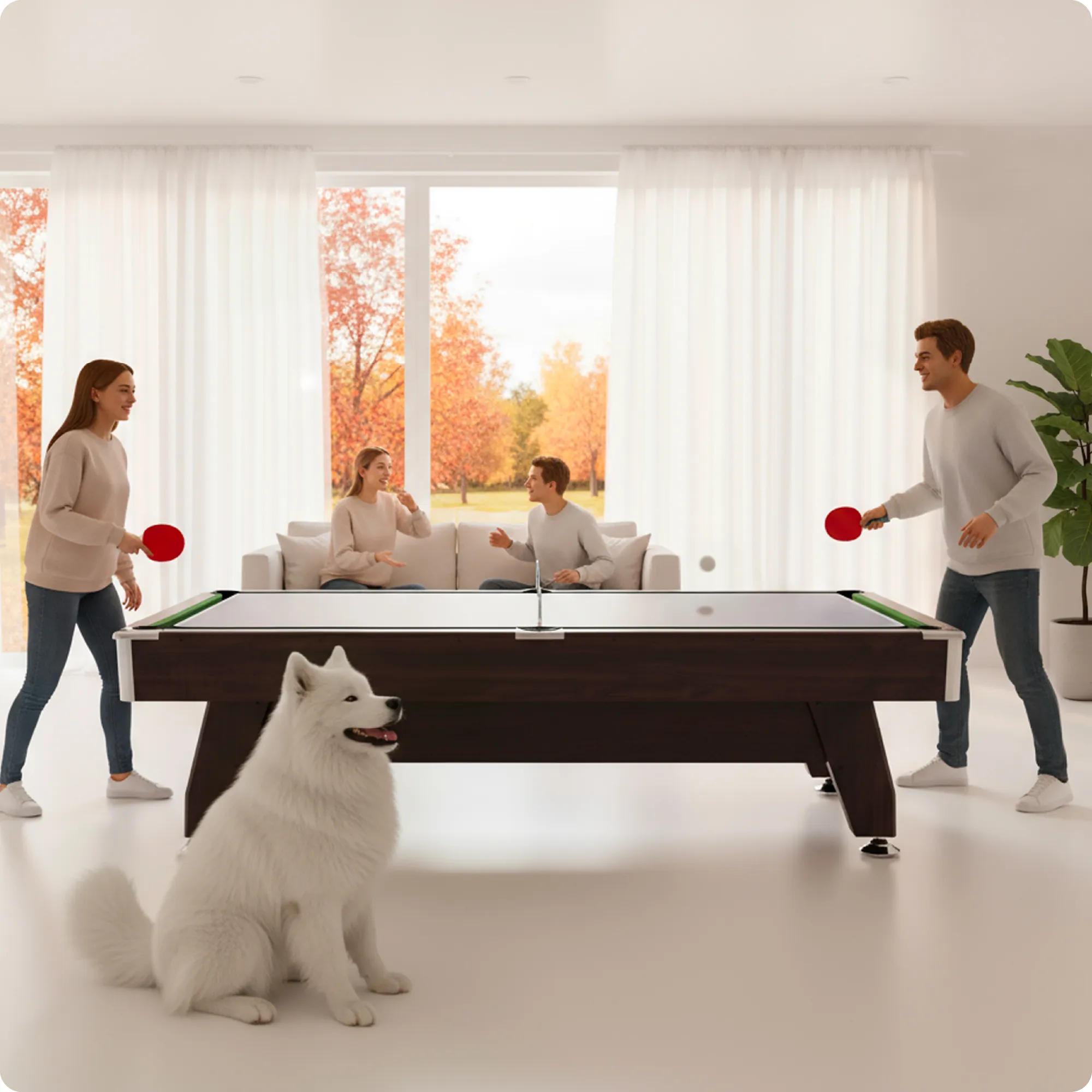 Biliardo stalo BOLD-BLACK-8FT privalumai