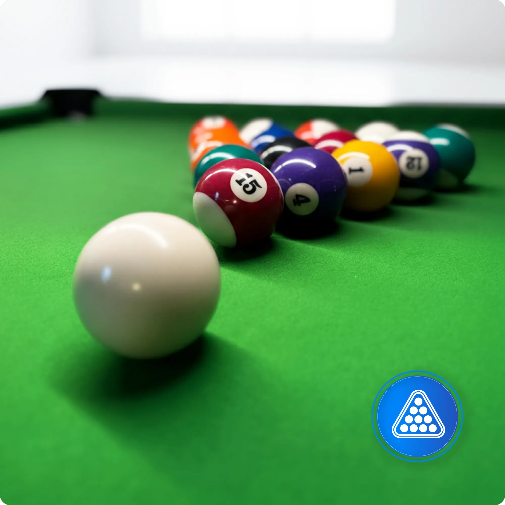 Biliardo stalo BOLD-BROWN-8FT komplektas