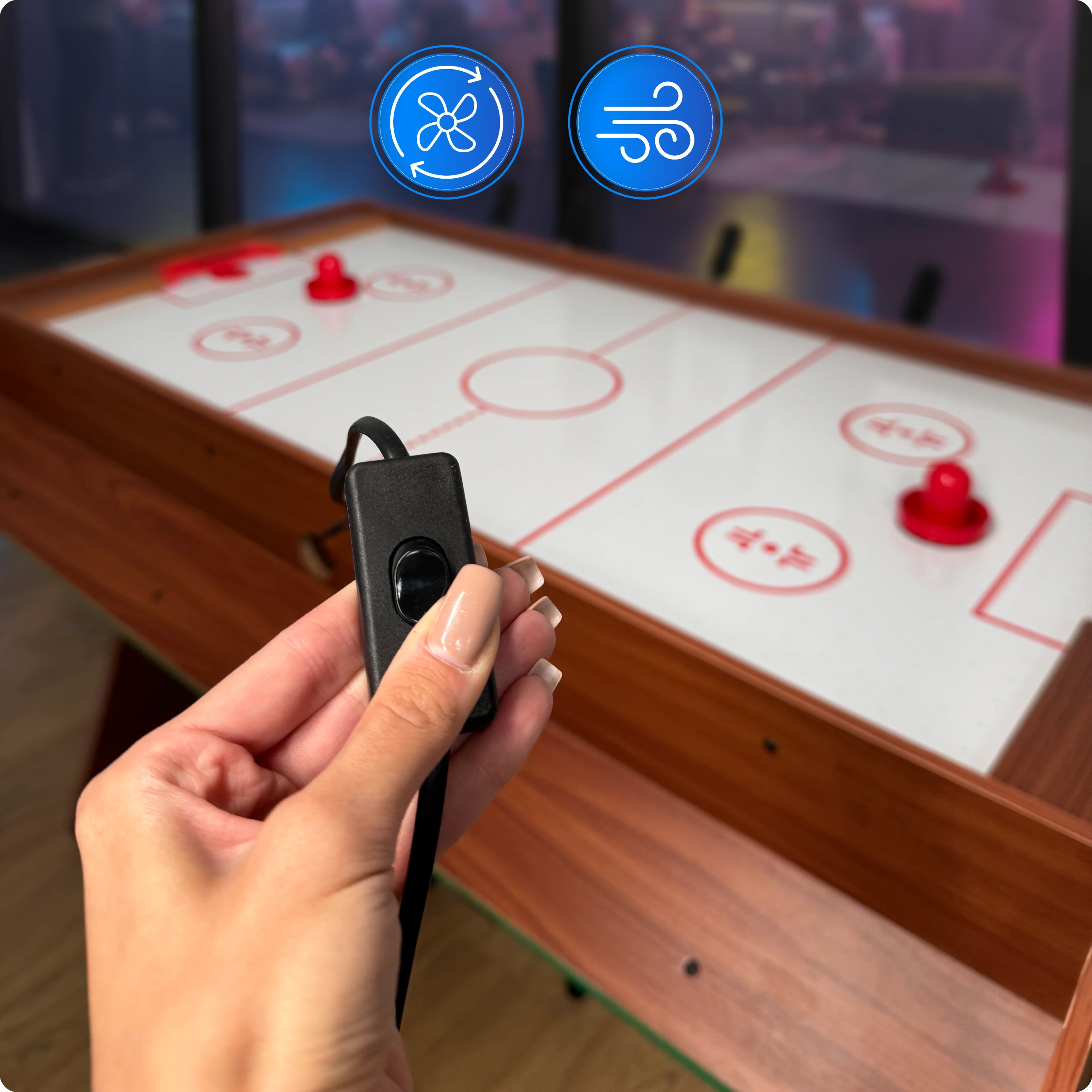 Air hokejaus pūtuklis