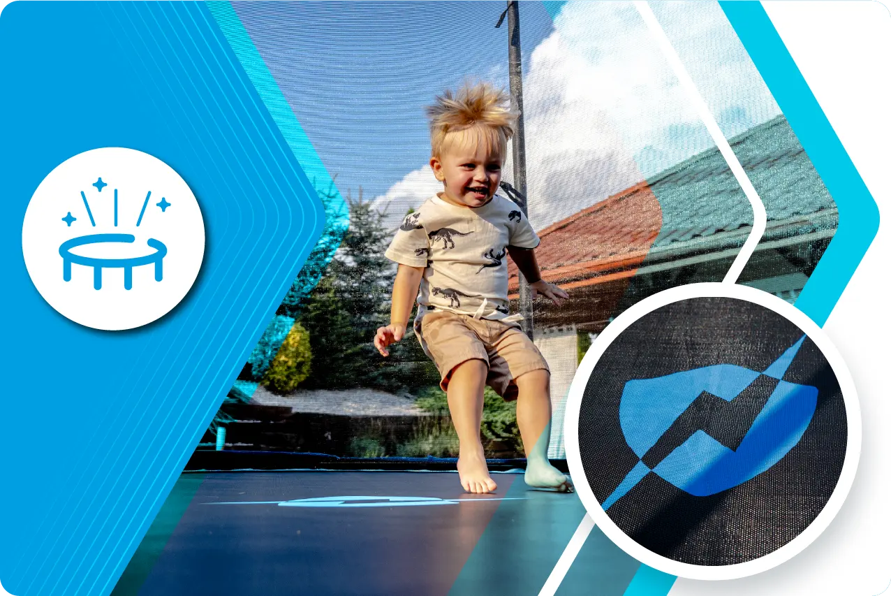 W zestawie z trampoliną Thunder 6ft