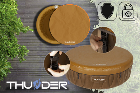 THUNDER MOCHA pripučiama sodo sūkurinė vonia