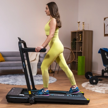 THUNDER IMPACT-BLACK elektrinis bėgimo takelis