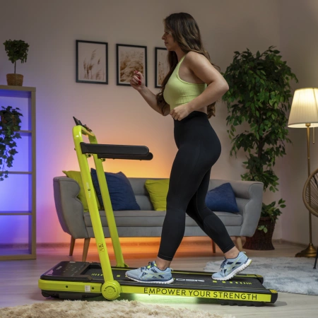 THUNDER IMPACT-LIME elektrinis bėgimo takelis