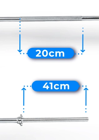 Sriegiuotas tiesus grifas 220 cm 30 mm THUNDER