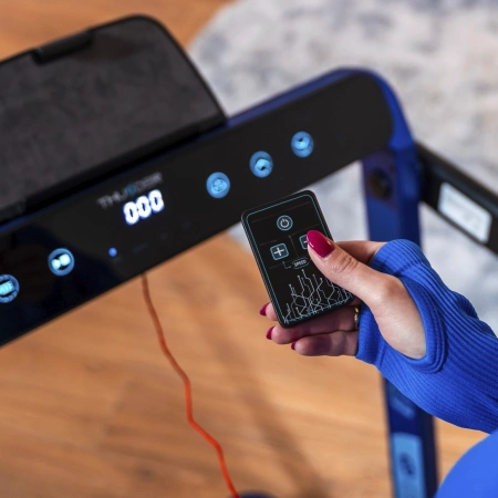 THUNDER RACE-BLUE elektrinis bėgimo takelis