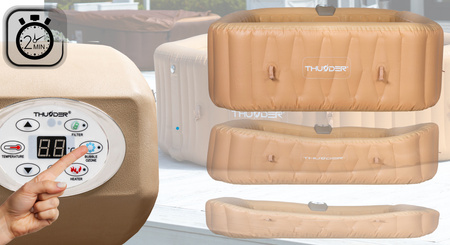 THUNDER FRAPPE pripučiama sodo sūkurinė vonia