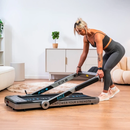 THUNDER RACE-SILVER elektrinis bėgimo takelis