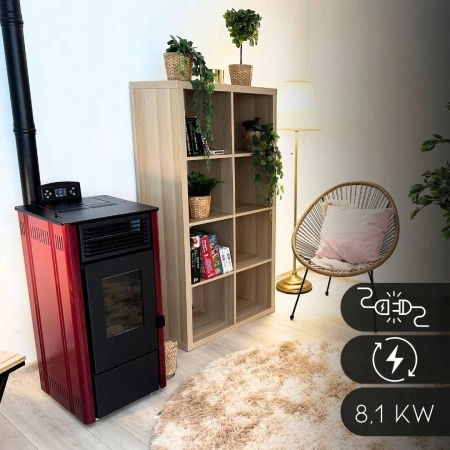 Granulinė krosnelė SOPHIA RED 8,1 kW