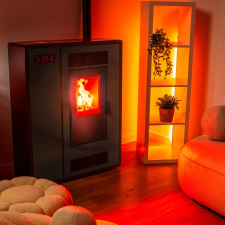 Granulinė krosnelė ARIA BLACK 12 kW