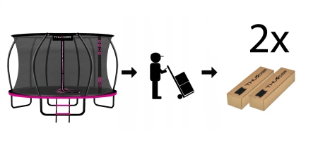 THUNDER INSIDE ULTRA 12FT (366 cm) PINK batutas