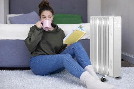 Alyvos radiatorius THUNDER SIMPLE-WHITE 2500 W