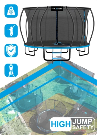 THUNDER INSIDE ULTRA 16FT (488 cm) MĖLYNAS batutas