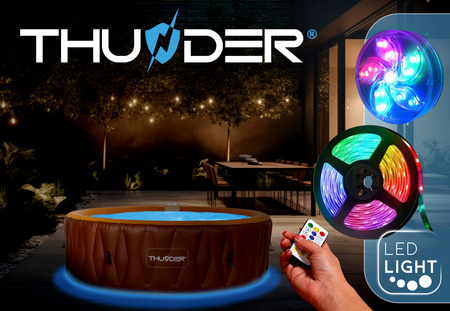 THUNDER MOCHA pripučiama sodo sūkurinė vonia