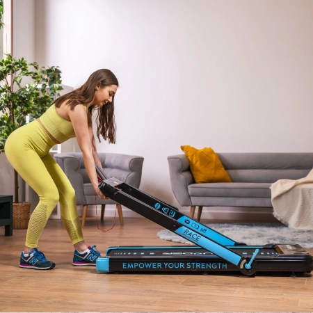 THUNDER RACE-BLACK elektrinis bėgimo takelis