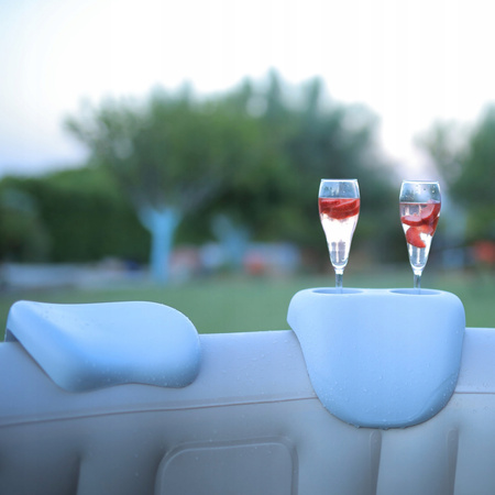 MSpa galvos atramos (2 vnt. + gėrimų laikiklis)