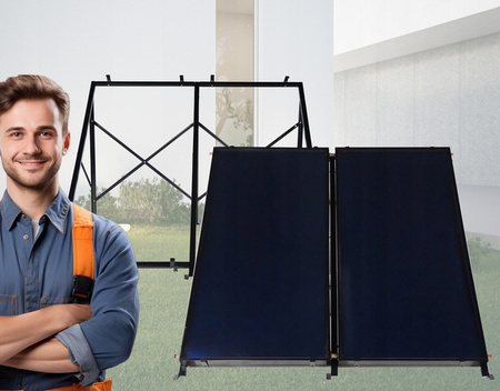 Plokščiasis saulės kolektorius 2x2 m² THUNDER 