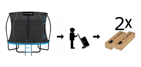 THUNDER INSIDE ULTRA 8FT (244cm) BLUE batutas