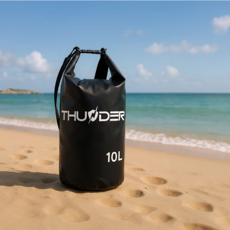 Neperšlampamas krepšys 10 L THUNDER juodas
