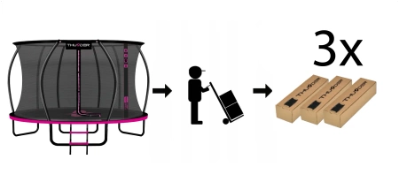 THUNDER INSIDE ULTRA 14FT batutas (427 cm) PINK