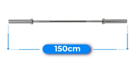 Olimpinis tiesus grifas 150 cm THUNDER