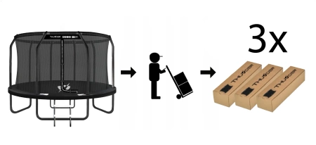 THUNDER INSIDE ELITE 14FT batutas (427cm) BLACK