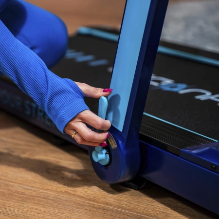 THUNDER RACE-BLUE elektrinis bėgimo takelis