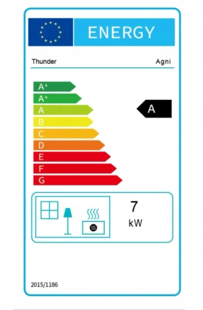 Ketinė malkinė krosnelė AGNI 7 kW