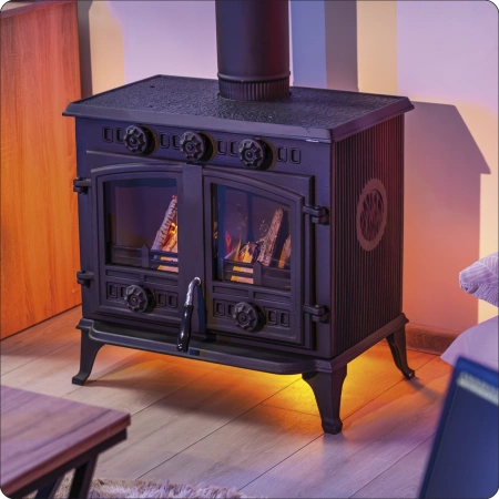 Ketinė malkinė krosnelė ATAR 10 kW 