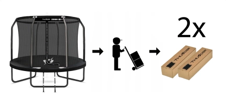 THUNDER INSIDE ELITE 8FT (244 cm) BLACK batutas