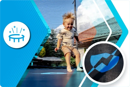 THUNDER INSIDE ULTRA 12FT (366 cm) MĖLYNAS batutas