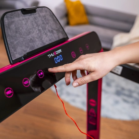 THUNDER RACE-PINK elektrinis bėgimo takelis