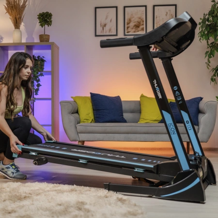 THUNDER ICON-BLUE elektrinis bėgimo takelis