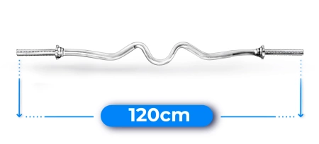 Sriegiuotas stipriai lenktas grifas 120 cm 30 mm THUNDER