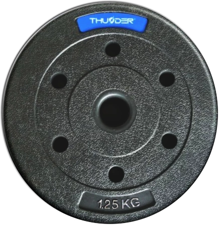 Bituminiai svoriai, nustatyti THUNDER 2x10 kg + 4x5 kg + 4x2,5 kg + 8x1,25 kg