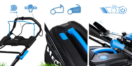 Benzininė vejapjovė Hexwelt HW-KS-224 53 cm 4,4 kW su pavara