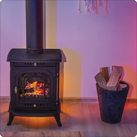 Ketinė malkinė krosnelė AGNI 7 kW