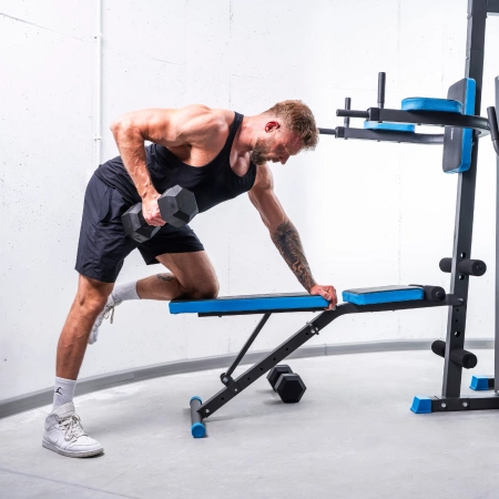 Daugiafunkcinis treniruoklis su bokso maišu THUNDER HEAVY