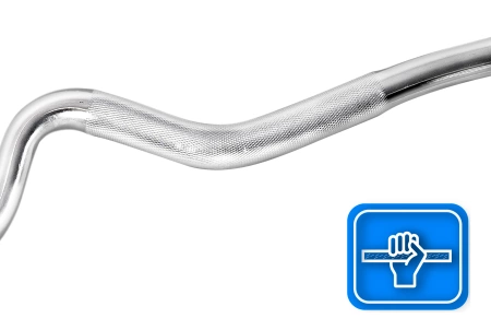 Sriegiuotas stipriai lenktas grifas 120 cm 30 mm THUNDER