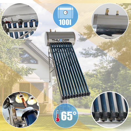 Slėginis kolektorius su rezervuaru THUNDER 100 L