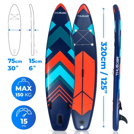 SUP lenta 320cm THUNDER STRIPES